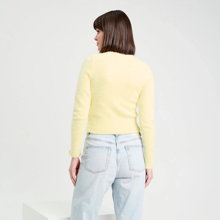 Cardigan for Women | Soft Knit Look with Button Placket