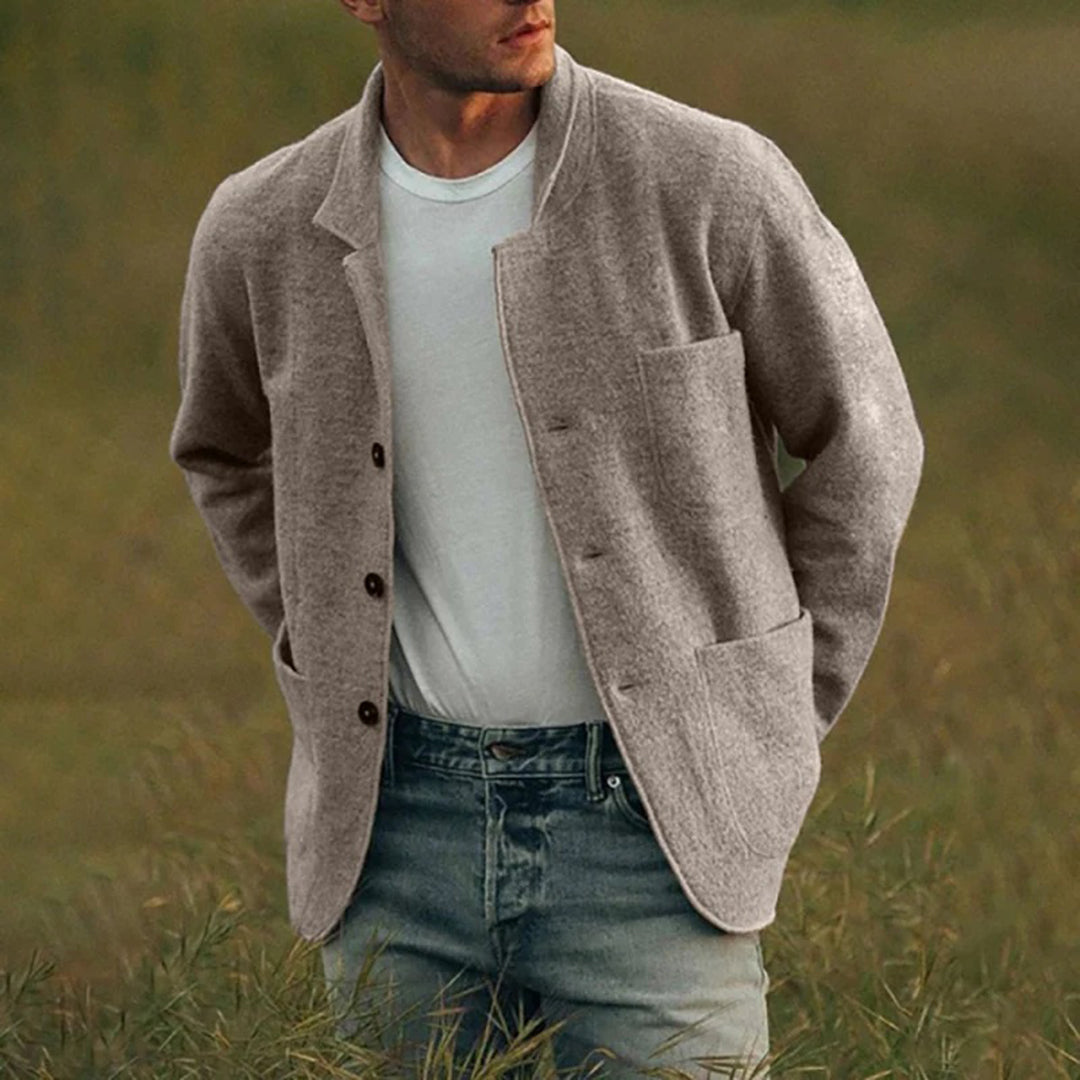 Men's Cardigan | Functional Pockets & Lightweight