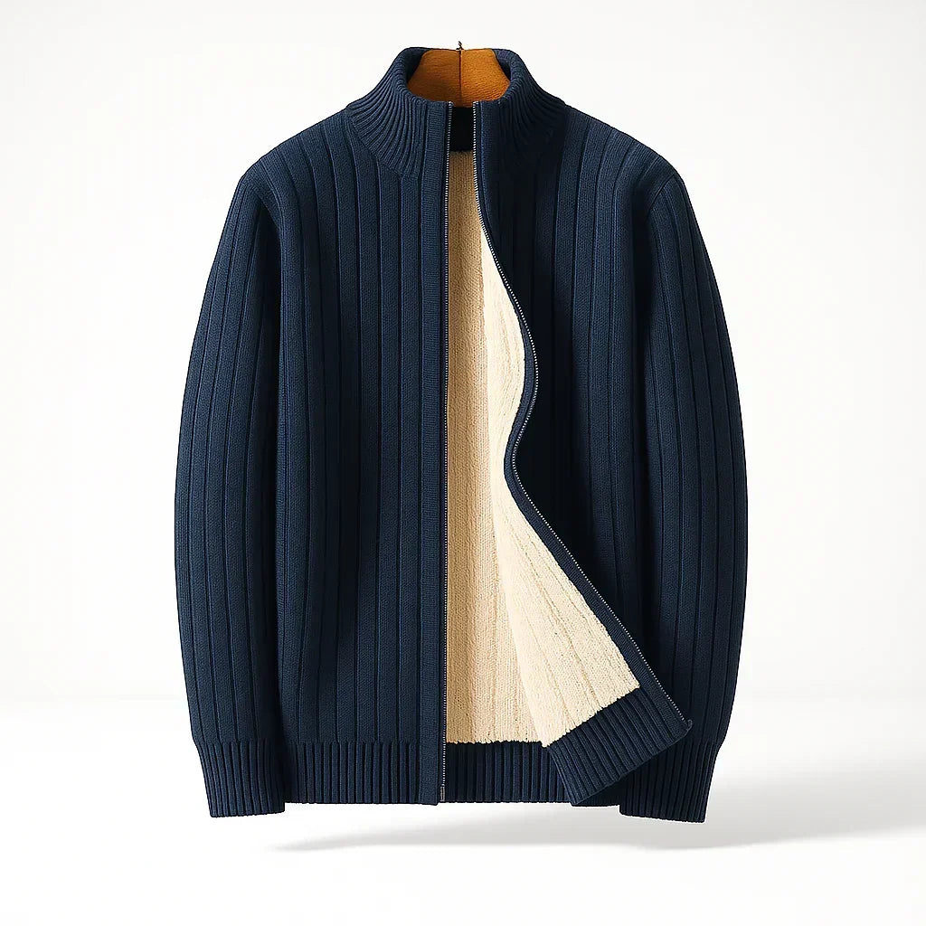 Men's Cardigan | Zipper & Warm