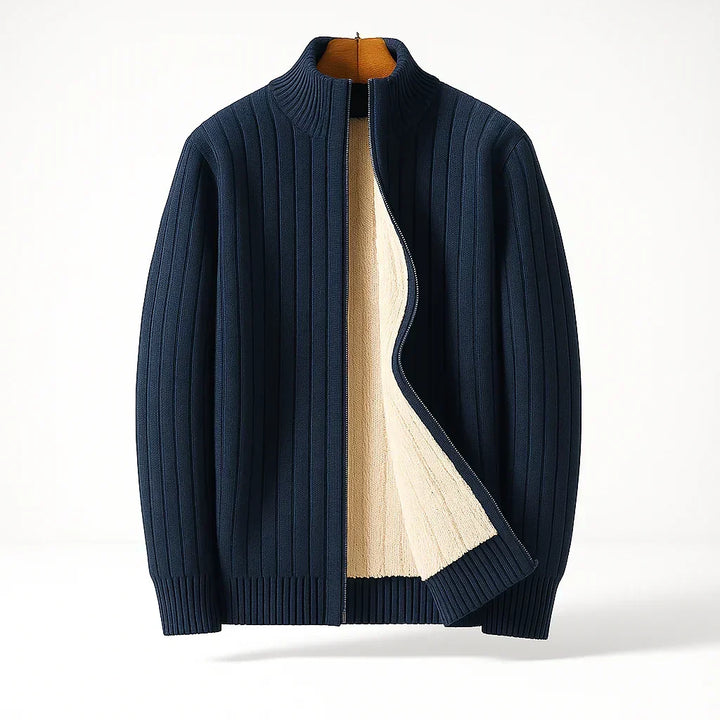 Men's Cardigan | Zipper & Warm