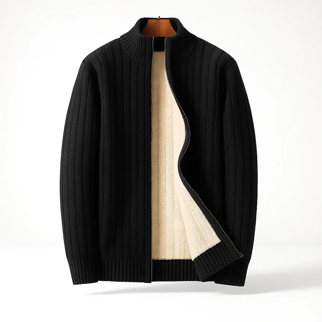 Men's Cardigan | Zipper & Warm