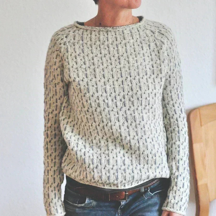 Knitted Sweater for Women | Textured & Boxy Fit