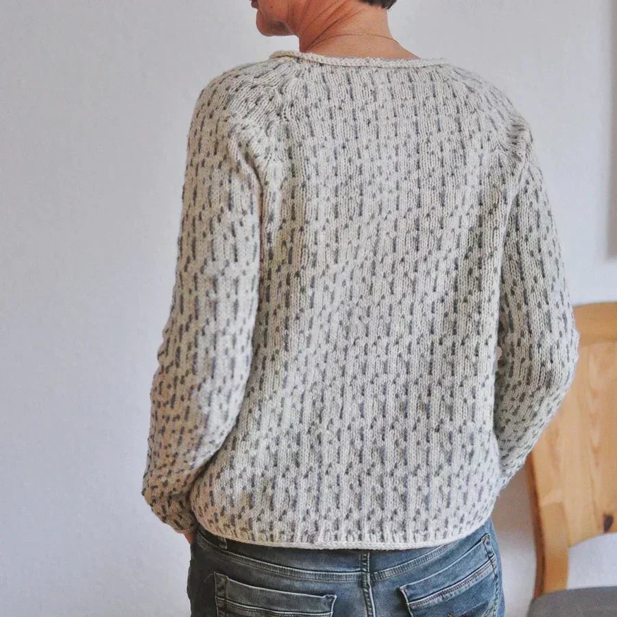 Knitted Sweater for Women | Textured & Boxy Fit