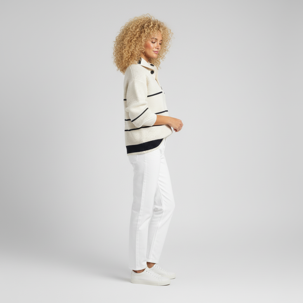 Textured Knit Sweater for Women - Chic and Soft