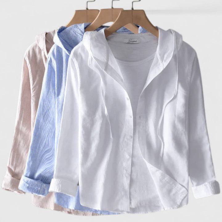 Demi™  |  Elegant Hooded Blouse