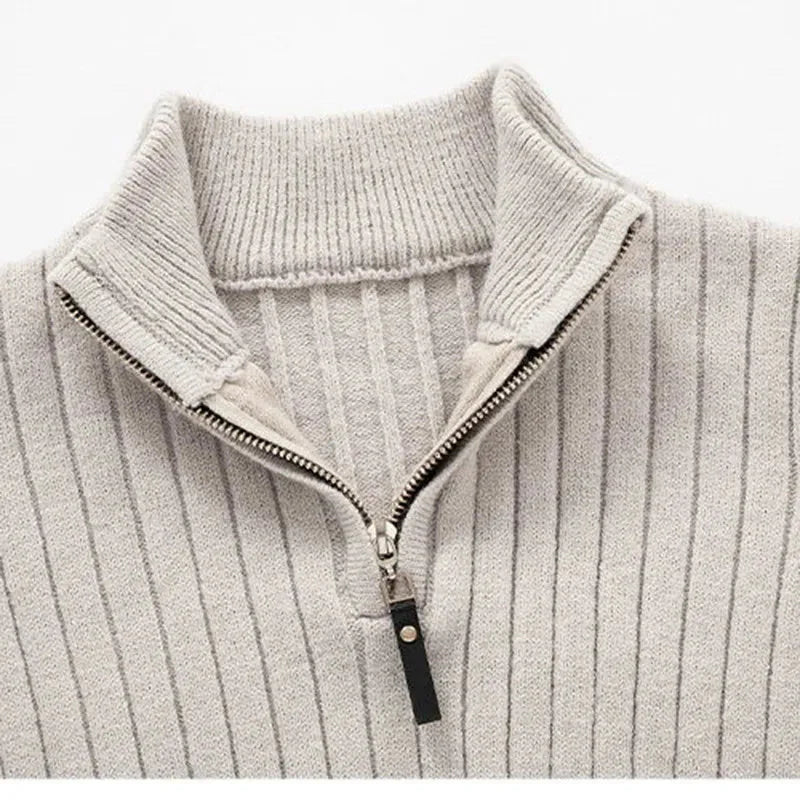 Finn™  |  Collar Half Zip Sweater