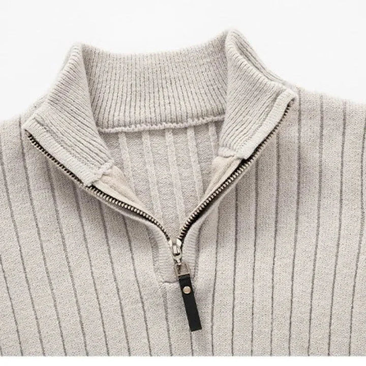Finn™  |  Collar Half Zip Sweater