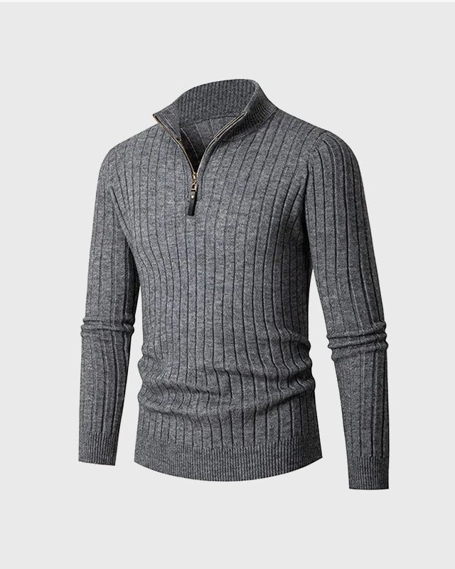 Finn™  |  Collar Half Zip Sweater