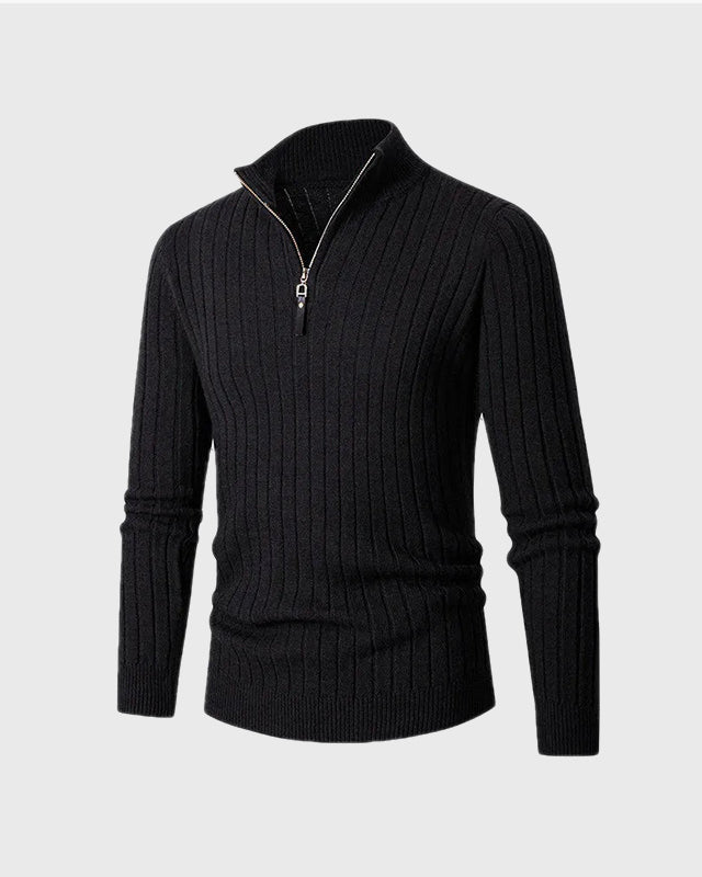 Finn™  |  Collar Half Zip Sweater