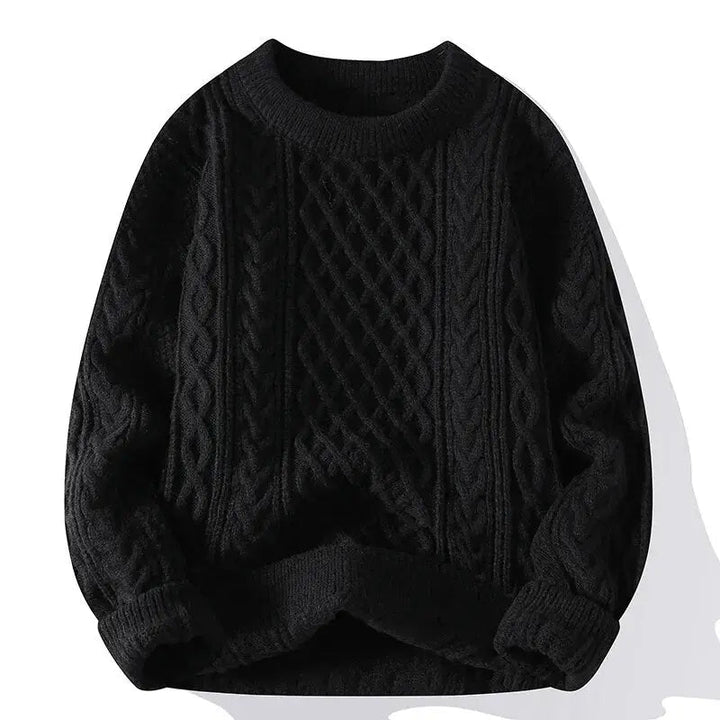 Men's Crewneck Patterned Sweater