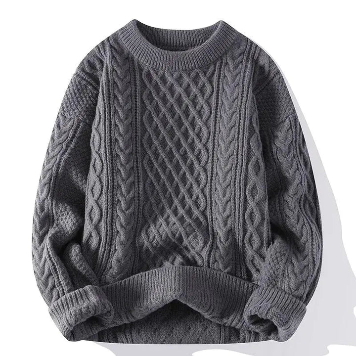 Men's Crewneck Patterned Sweater