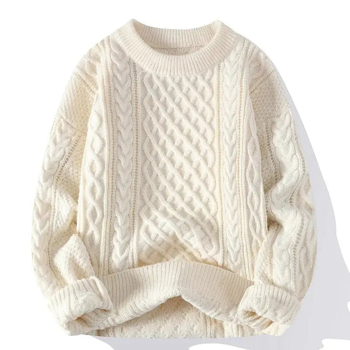 Men's Crewneck Patterned Sweater