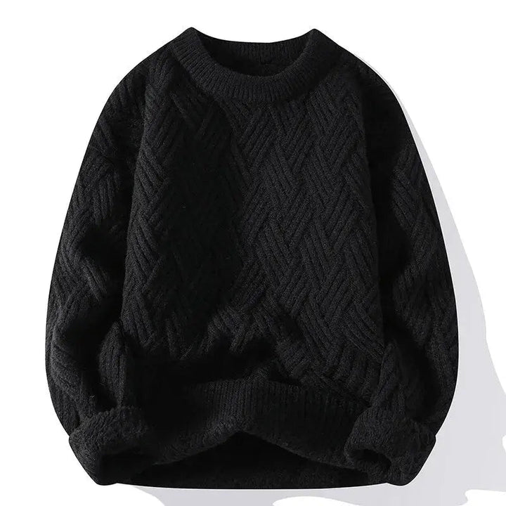 Men's Crewneck Patterned Sweater