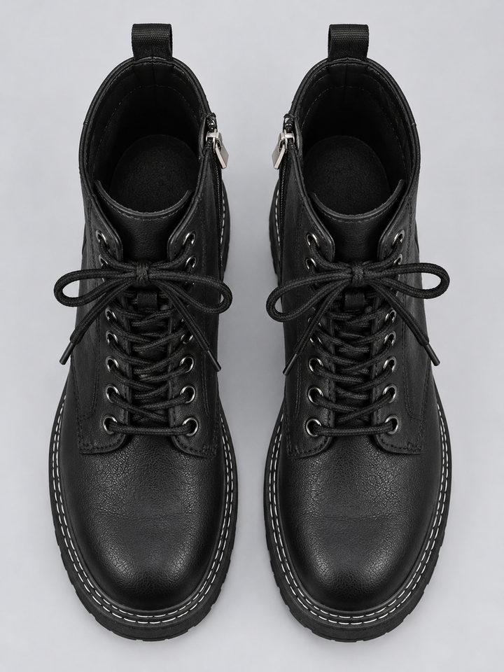 Men’s Chunky Lace Up Ankle Boots
