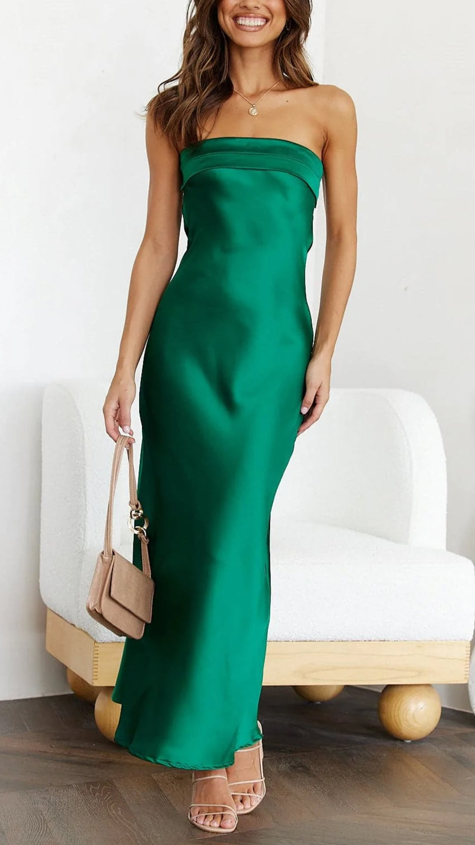 Emma | Women's Off-Shoulder, Tiered Dress for Wedding Guests
