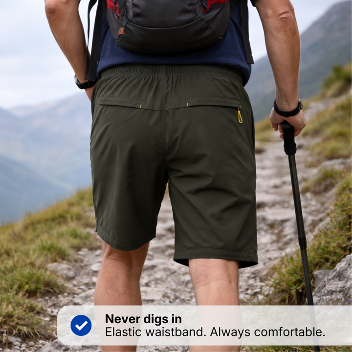Men’s Hiking Shorts - Water-Resistant - Quick-Dry
