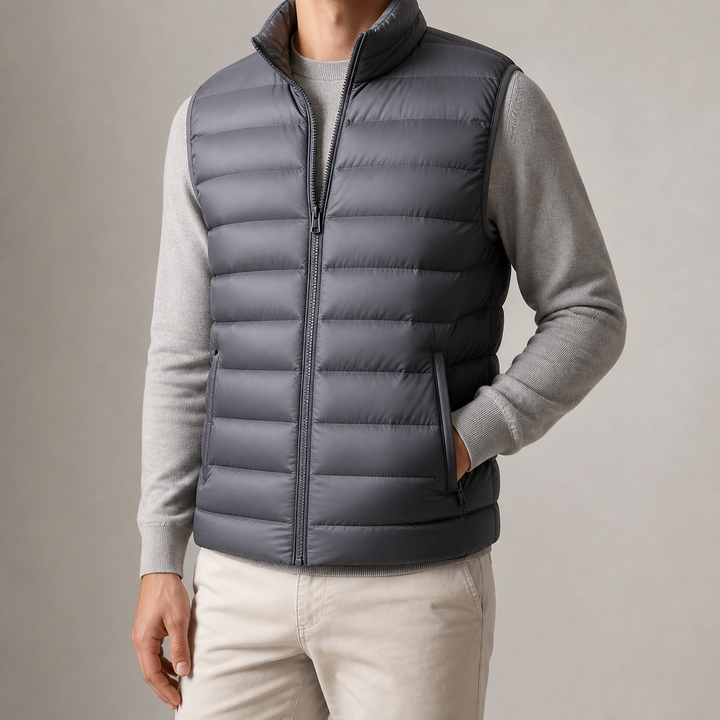 Tavira Quilted Stand Collar Puffer Vest