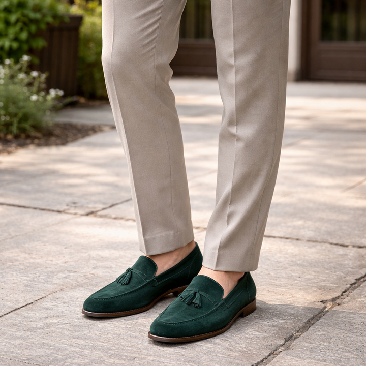Men's Tassel Loafers Slip-On Dress Shoes