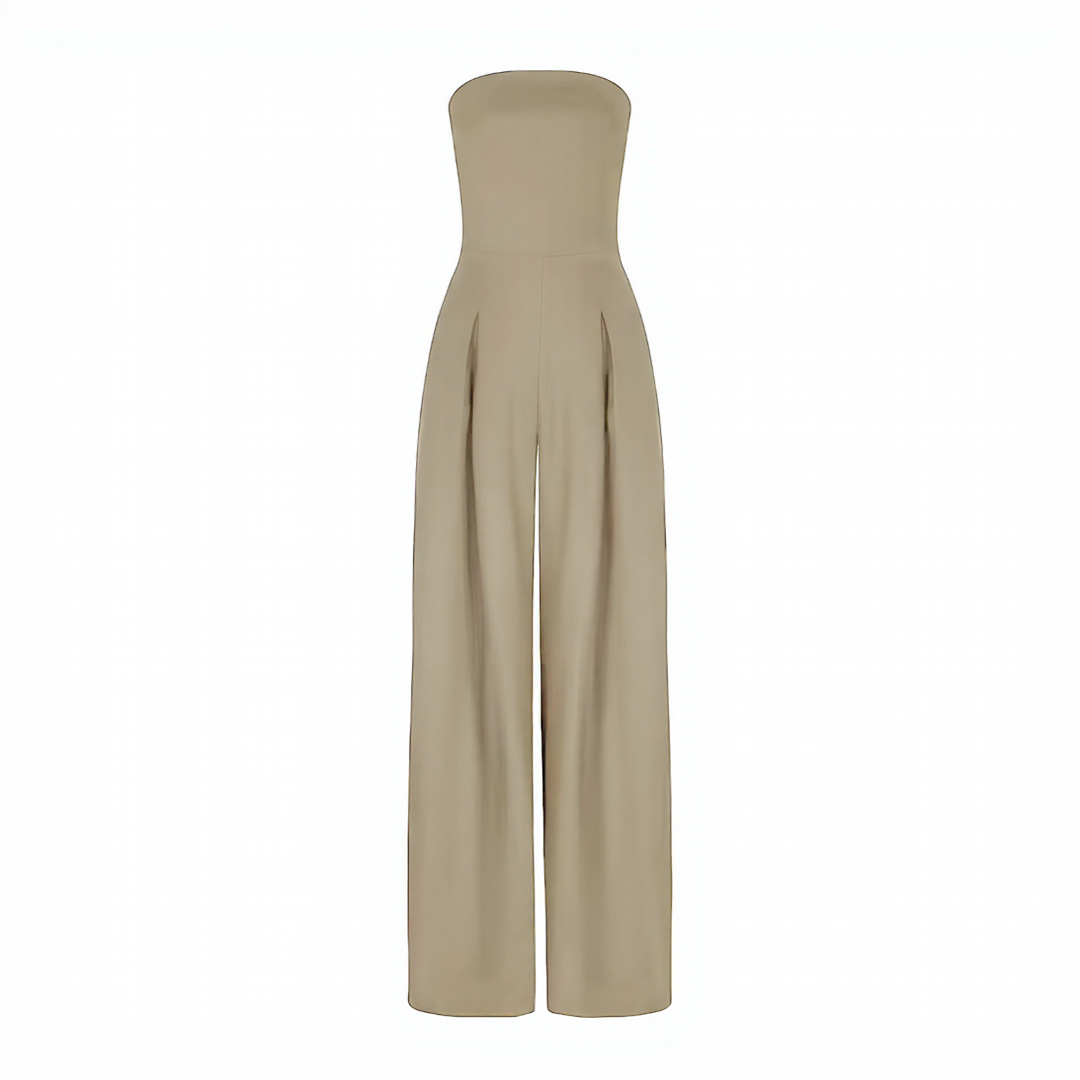 Sylvie | Elegant Strapless Jumpsuit