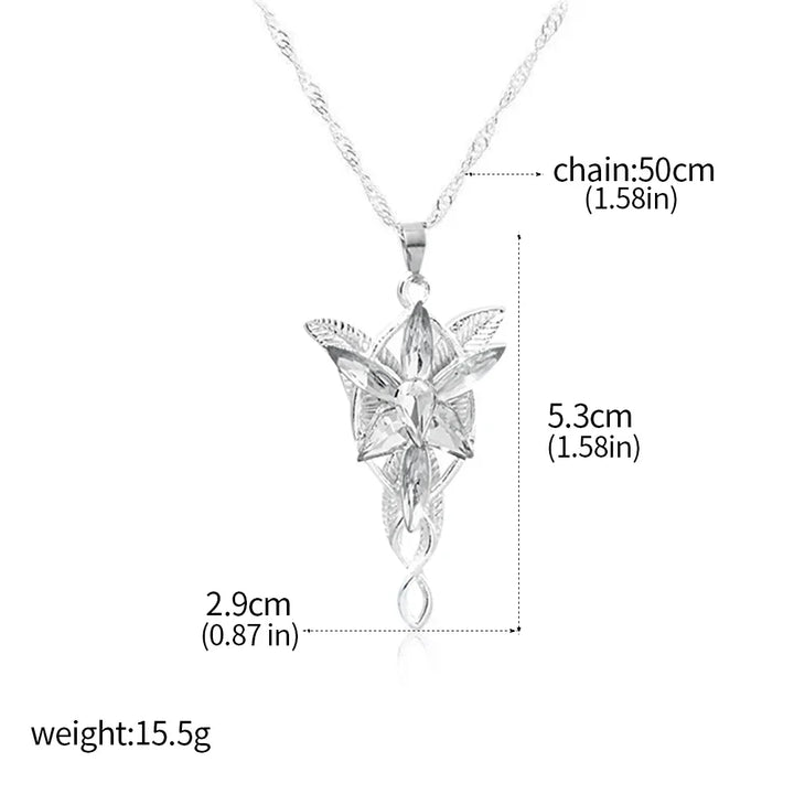 Jovana - Crystal Elf Necklace