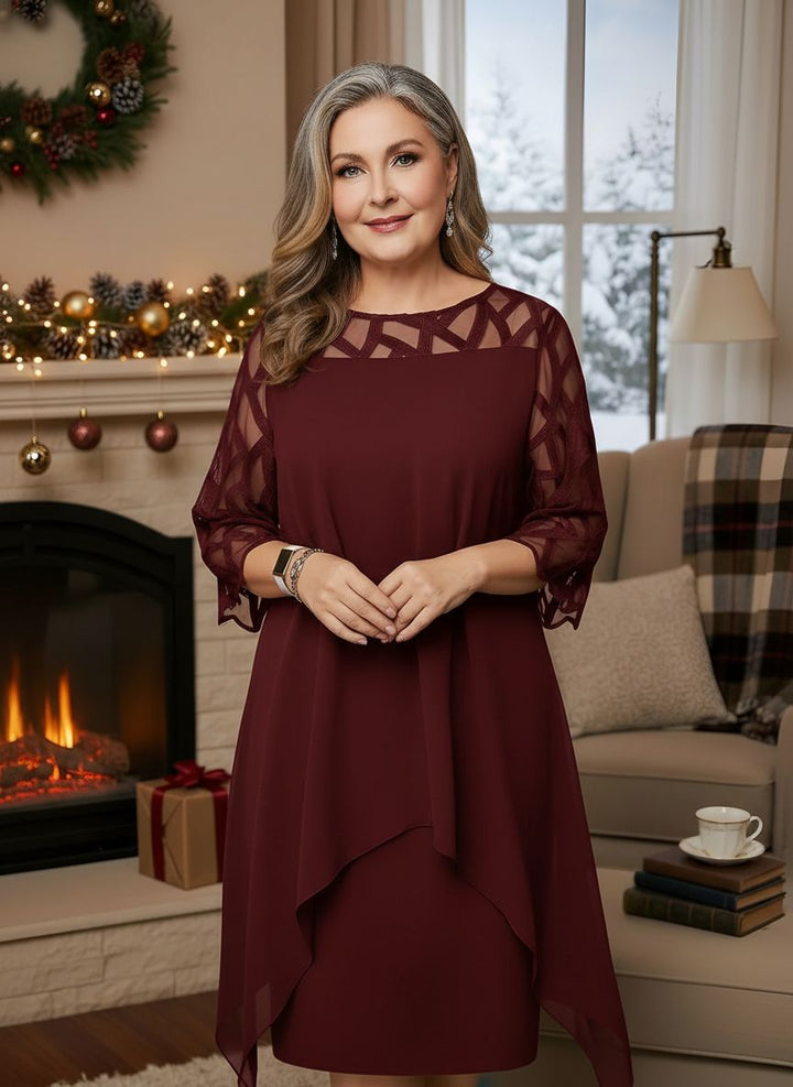 Madeleine Elegant Lace Dress for Everyday Comfort - Elena Harper