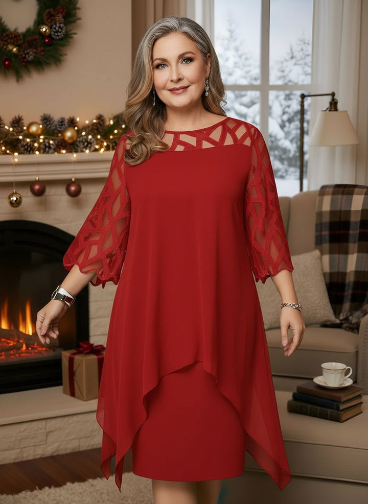 Madeleine Elegant Lace Dress for Everyday Comfort, view 5 - Elena Harper