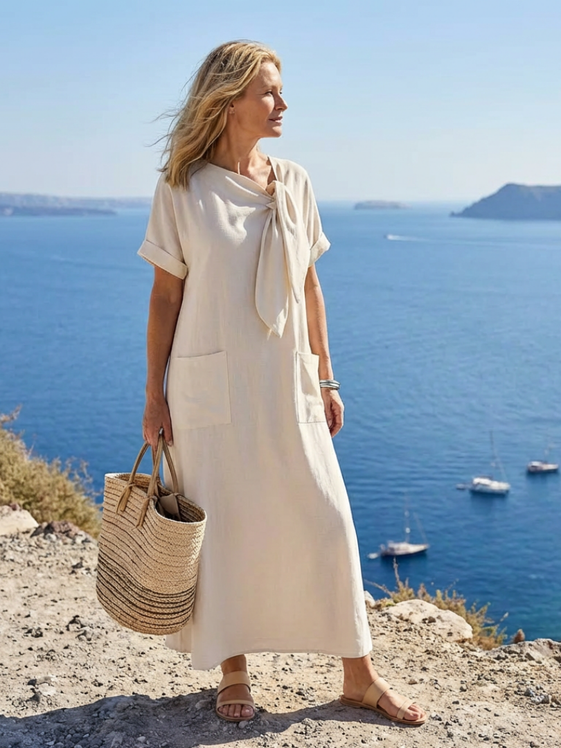 Elowyn™  |  Sleeve Pocket Maxi Dress