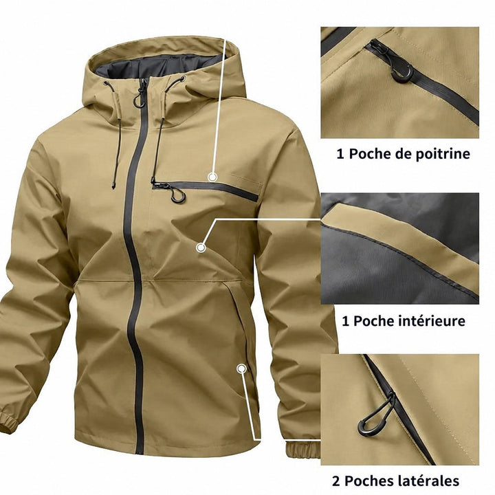 LAURENT MONACO | WATER-RESISTANT OUTDOOR JACKET FOR MEN