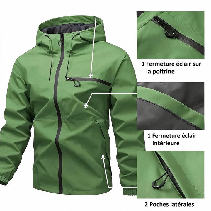 LAURENT MONACO | WATER-RESISTANT OUTDOOR JACKET FOR MEN