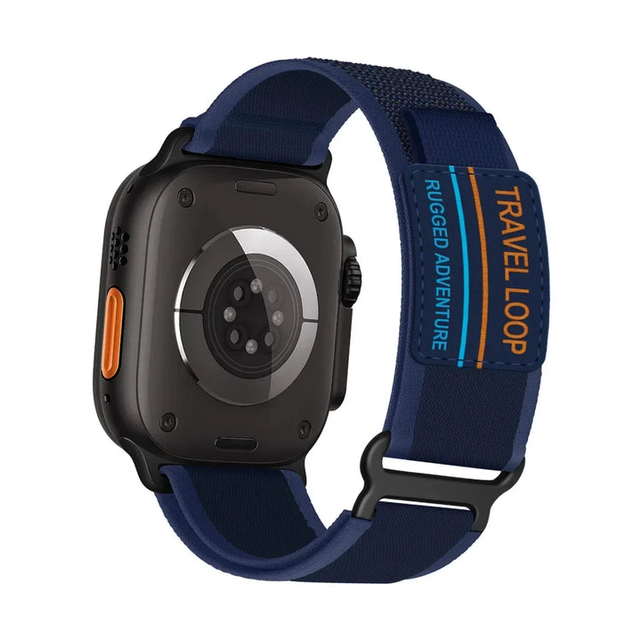 Stretch Fabric Watch Strap with Adjustable Stainless Steel Clasp