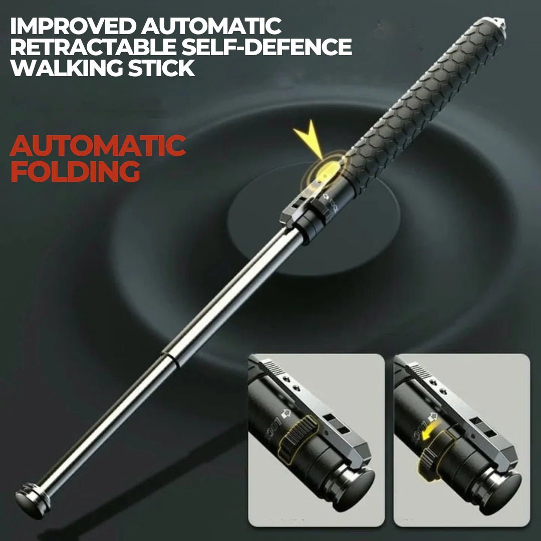 TrekGuard | Reliable Automatic Self-Defence Walking Stick for Outdoor Safety