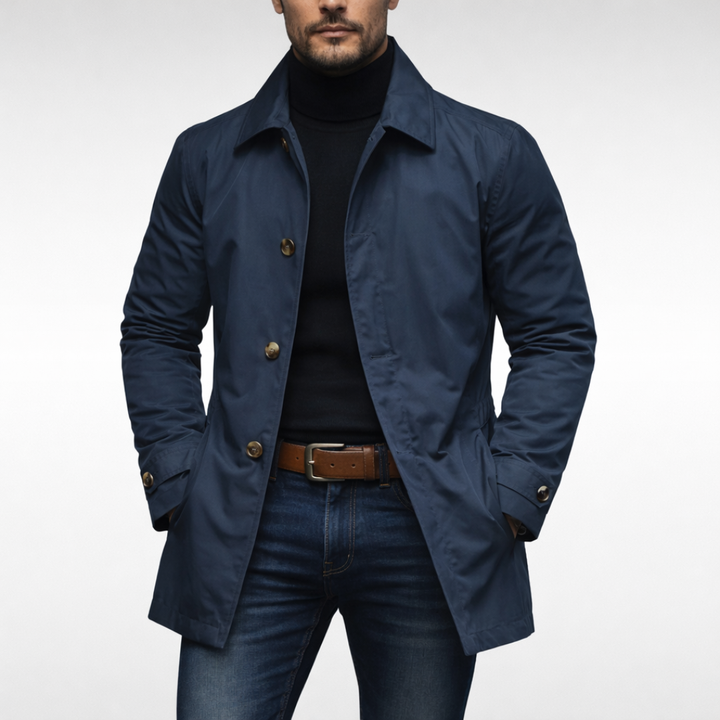 Men's Trench Coat | Windproof & Warm