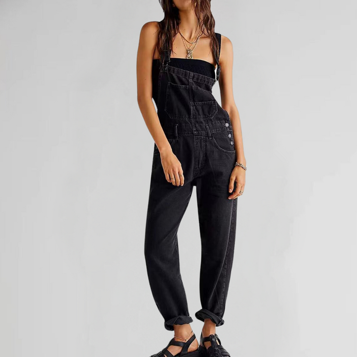 Trendy Denim Jumpsuit for Women - Seraphina