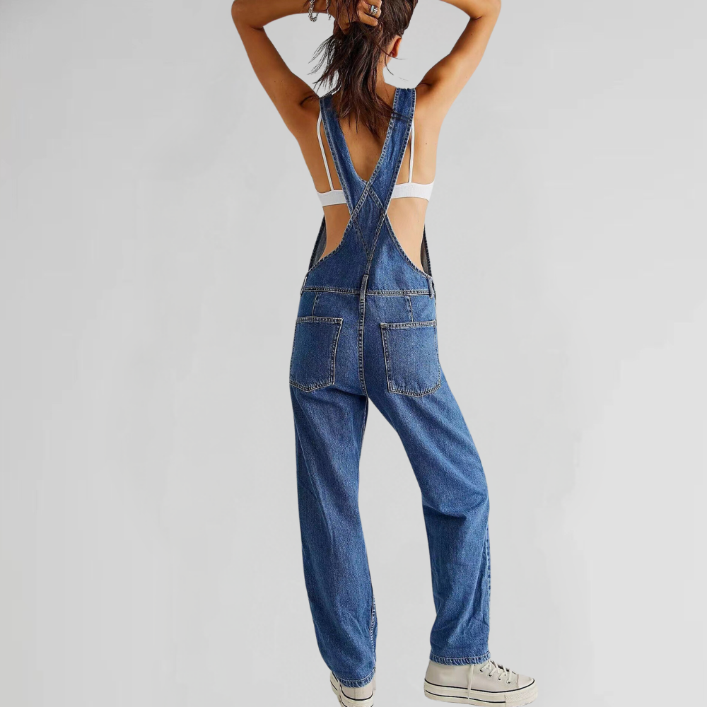 Trendy Denim Jumpsuit for Women - Seraphina