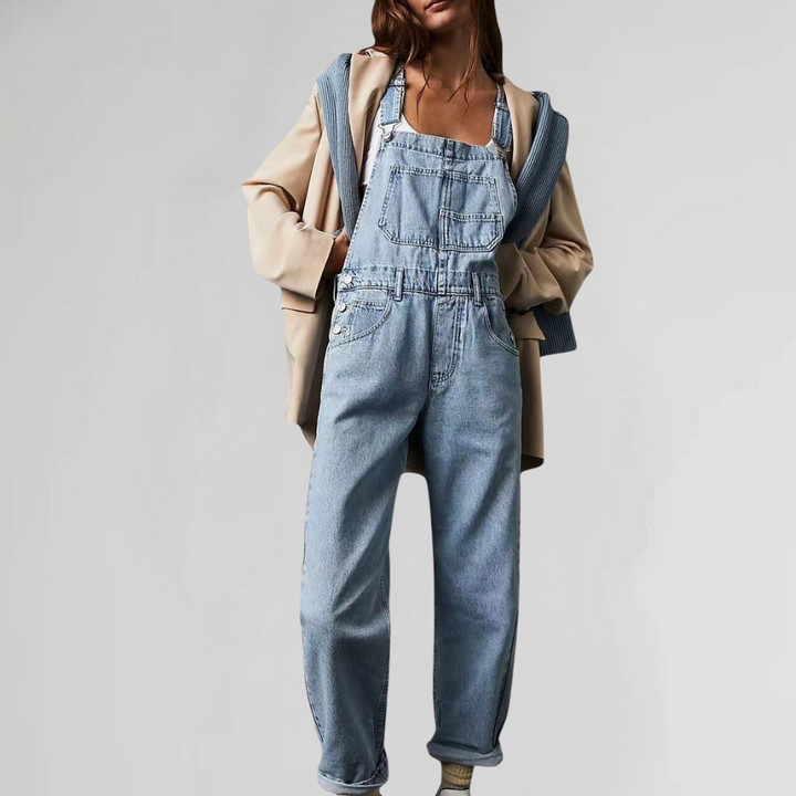 Trendy Denim Jumpsuit for Women - Seraphina