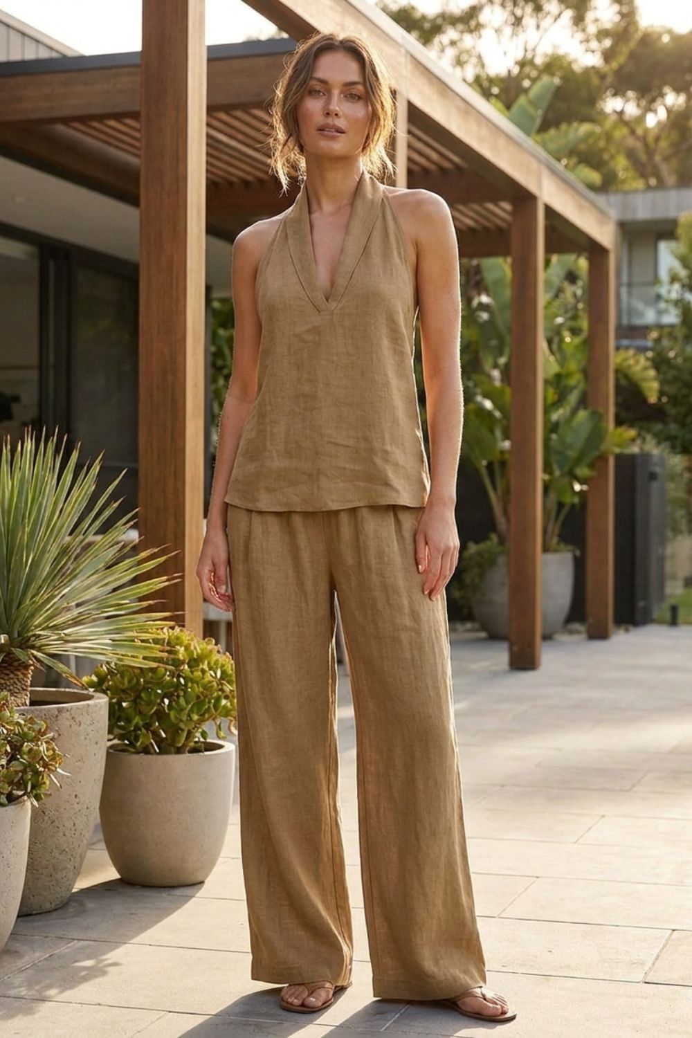 Ladies Summer Outfit | Top + Pants