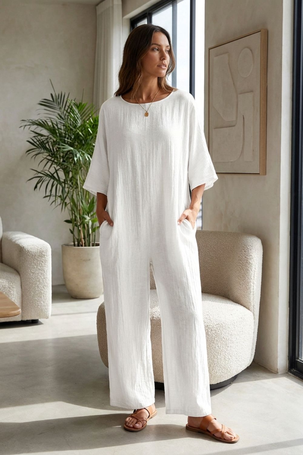 Women's Kaftan Maxi Dress | Batwing