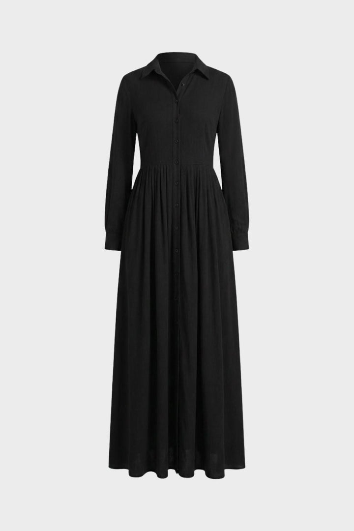 Women's Flowing Maxi Dress | V-Neck
