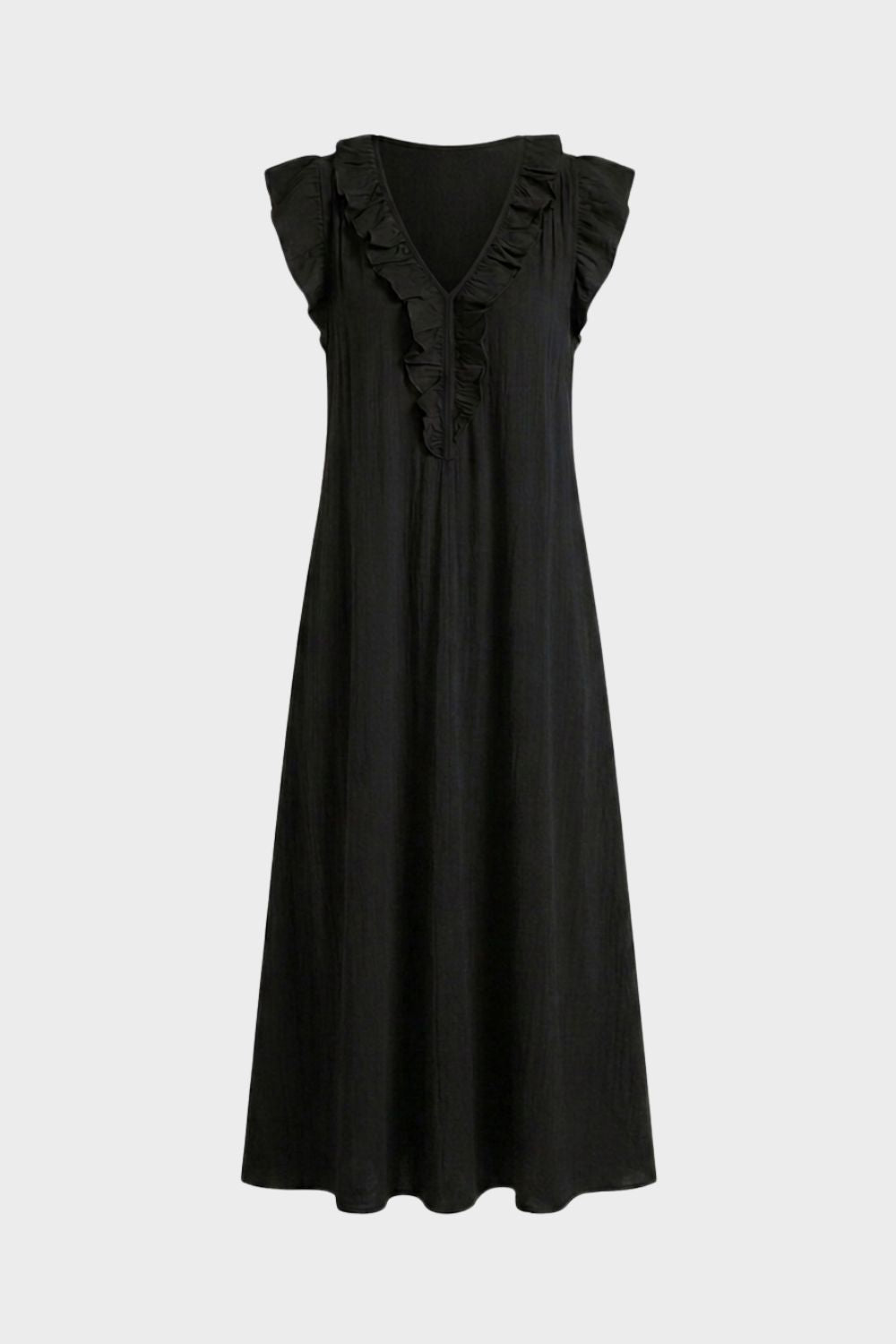 Women's Ruffle Midi Dress Summer, view 8 - Elena Harper