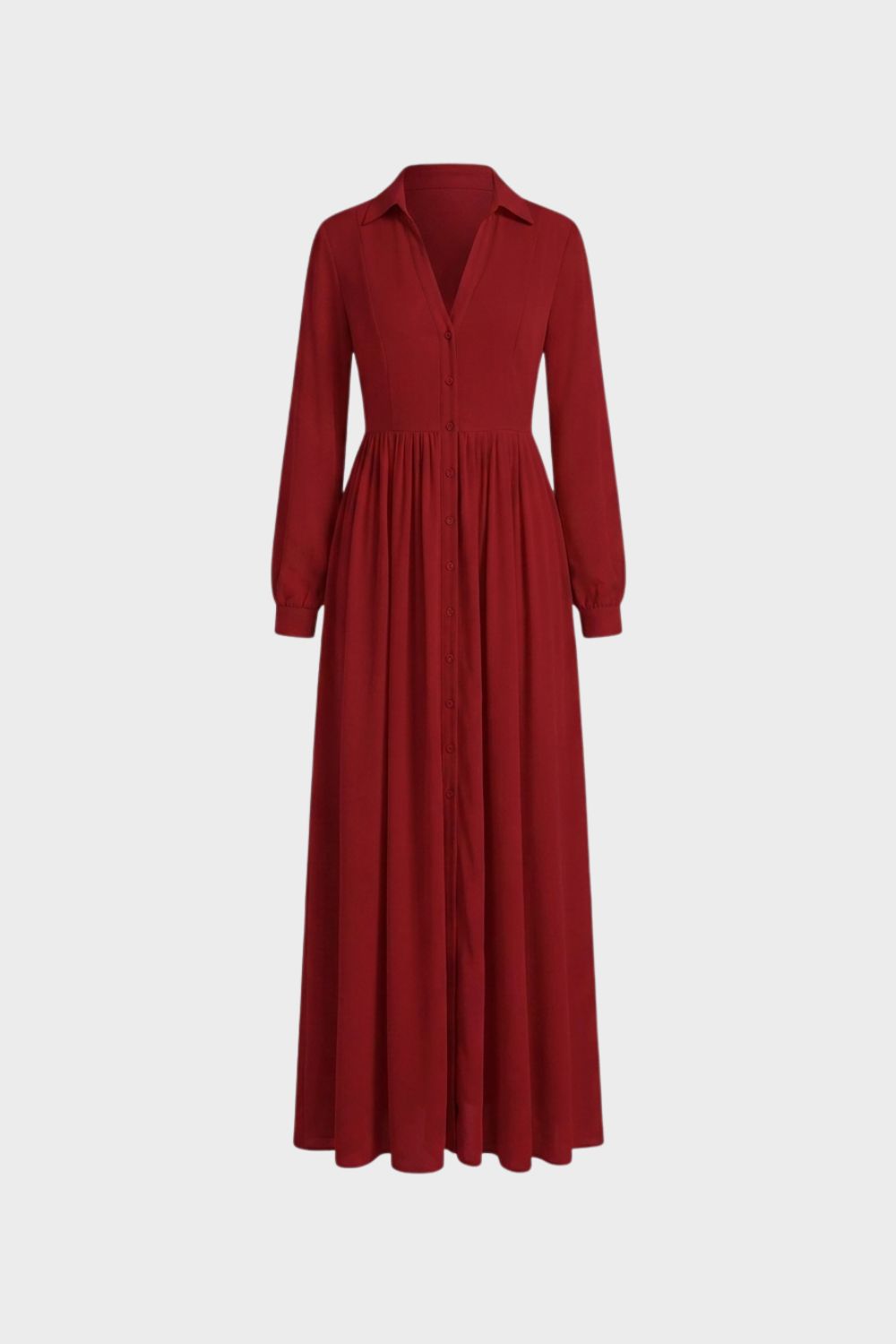 Women's Flowing Maxi Dress | V-Neck