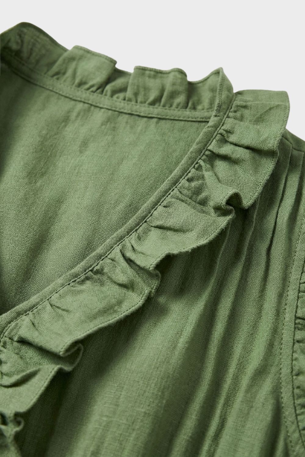 Women's Ruffle Midi Dress Summer, view 2 - Elena Harper