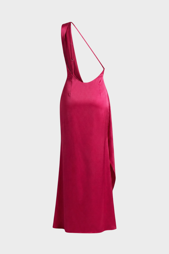 Women's One-Shoulder Dress | Slit
