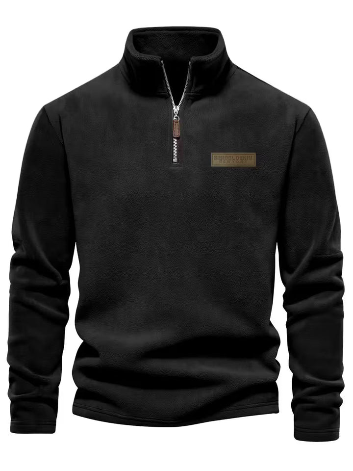 Vincent - Timeless Zip Sweater with High Collar