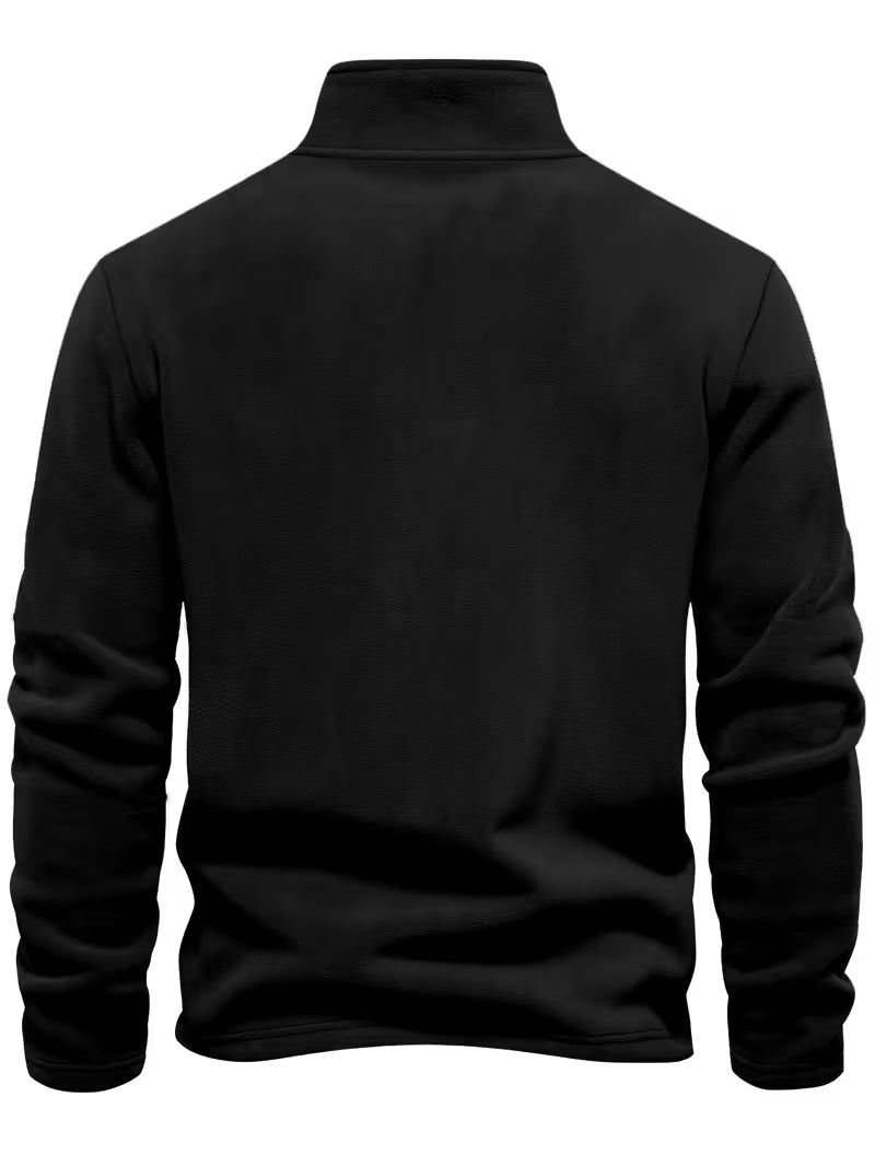 Vincent - Timeless Zip Sweater with High Collar