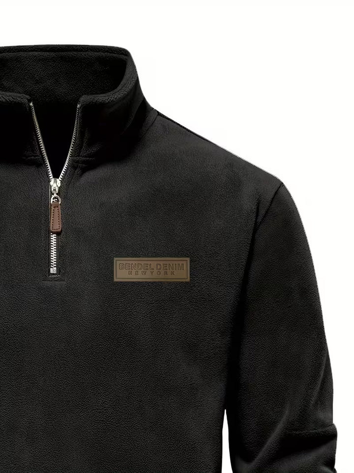 Vincent - Timeless Zip Sweater with High Collar