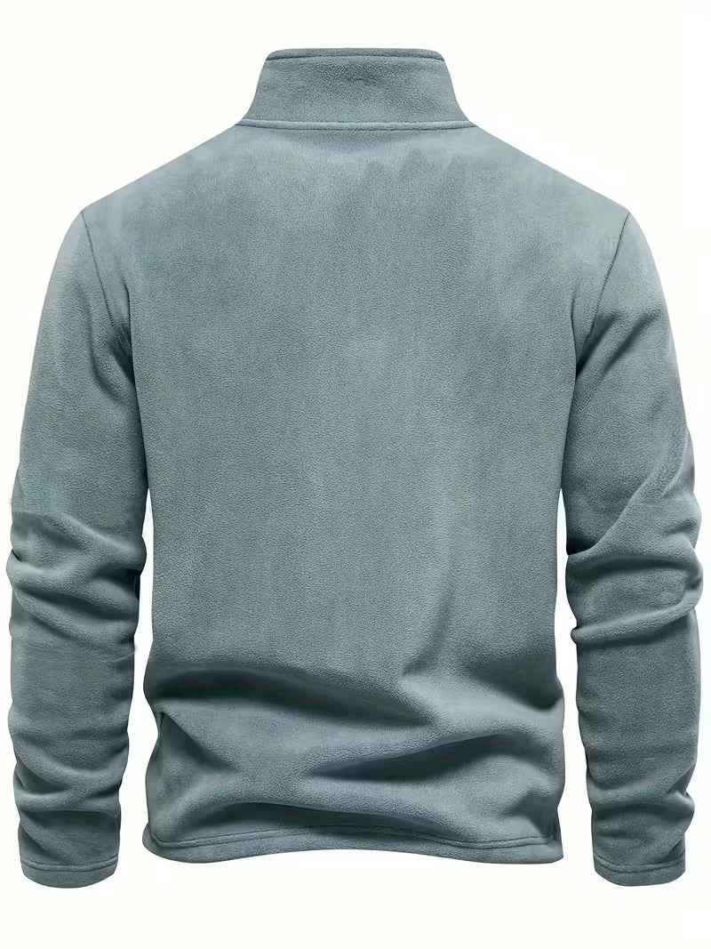 Vincent - Timeless Zip Sweater with High Collar