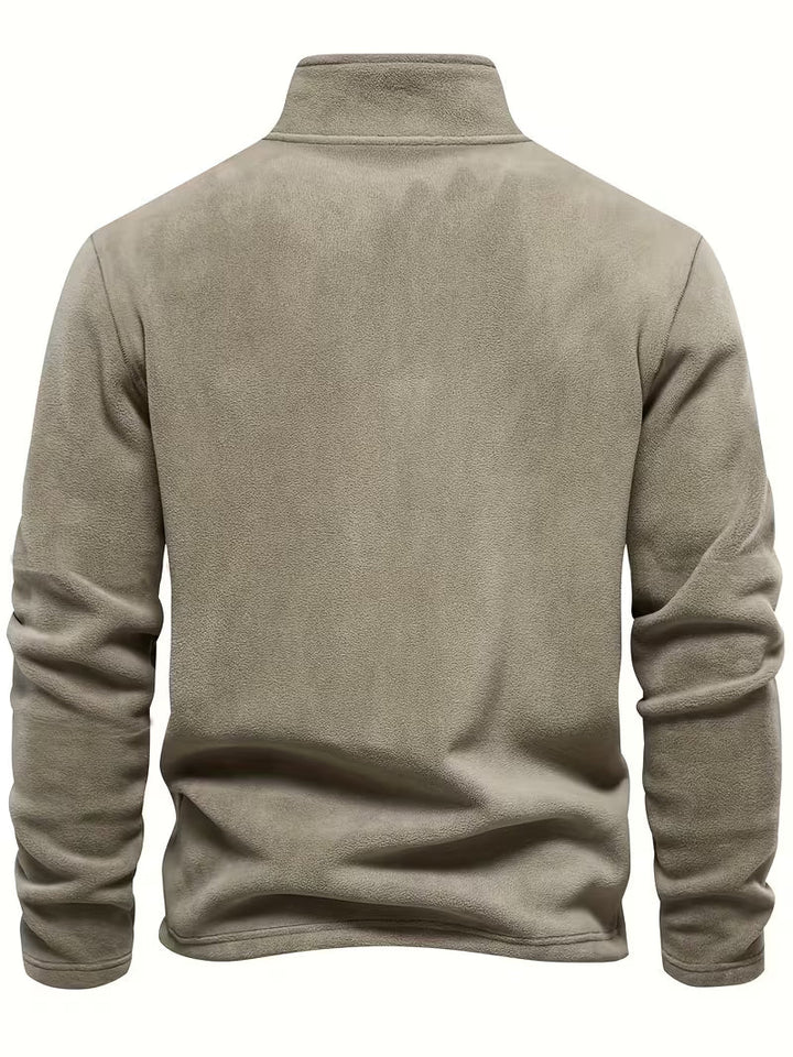 Vincent - Timeless Zip Sweater with High Collar