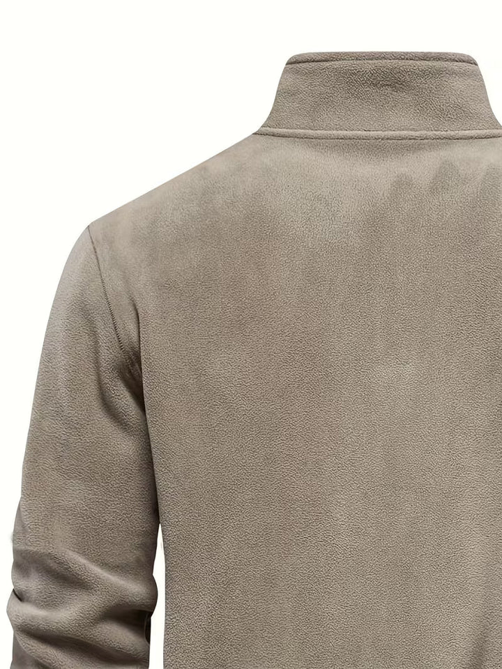 Vincent - Timeless Zip Sweater with High Collar