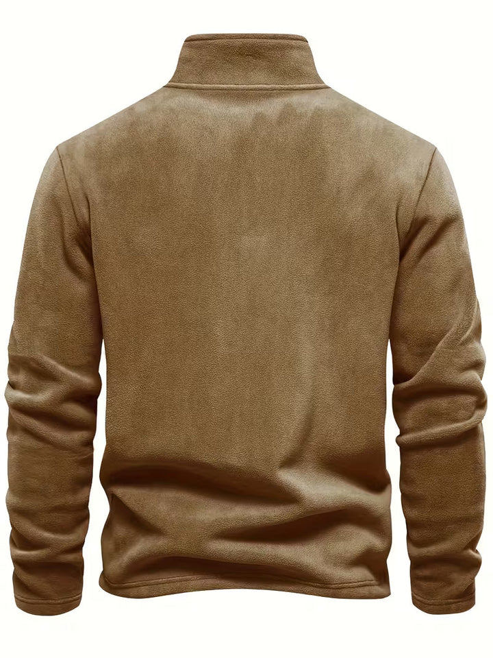 Vincent - Timeless Zip Sweater with High Collar
