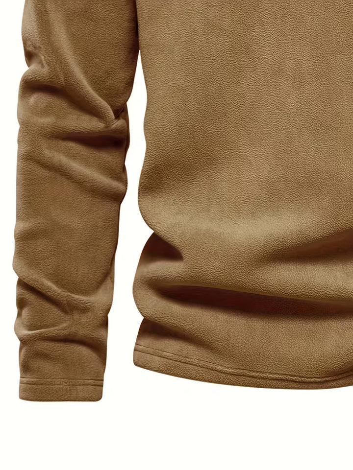 Vincent - Timeless Zip Sweater with High Collar